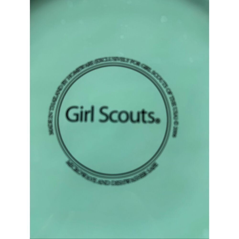 Y2K I Love Girl Scout Cookies Ceramic Jar With Lid Blue 3D Cookie Favorites 2006 - Picture 14 of 14